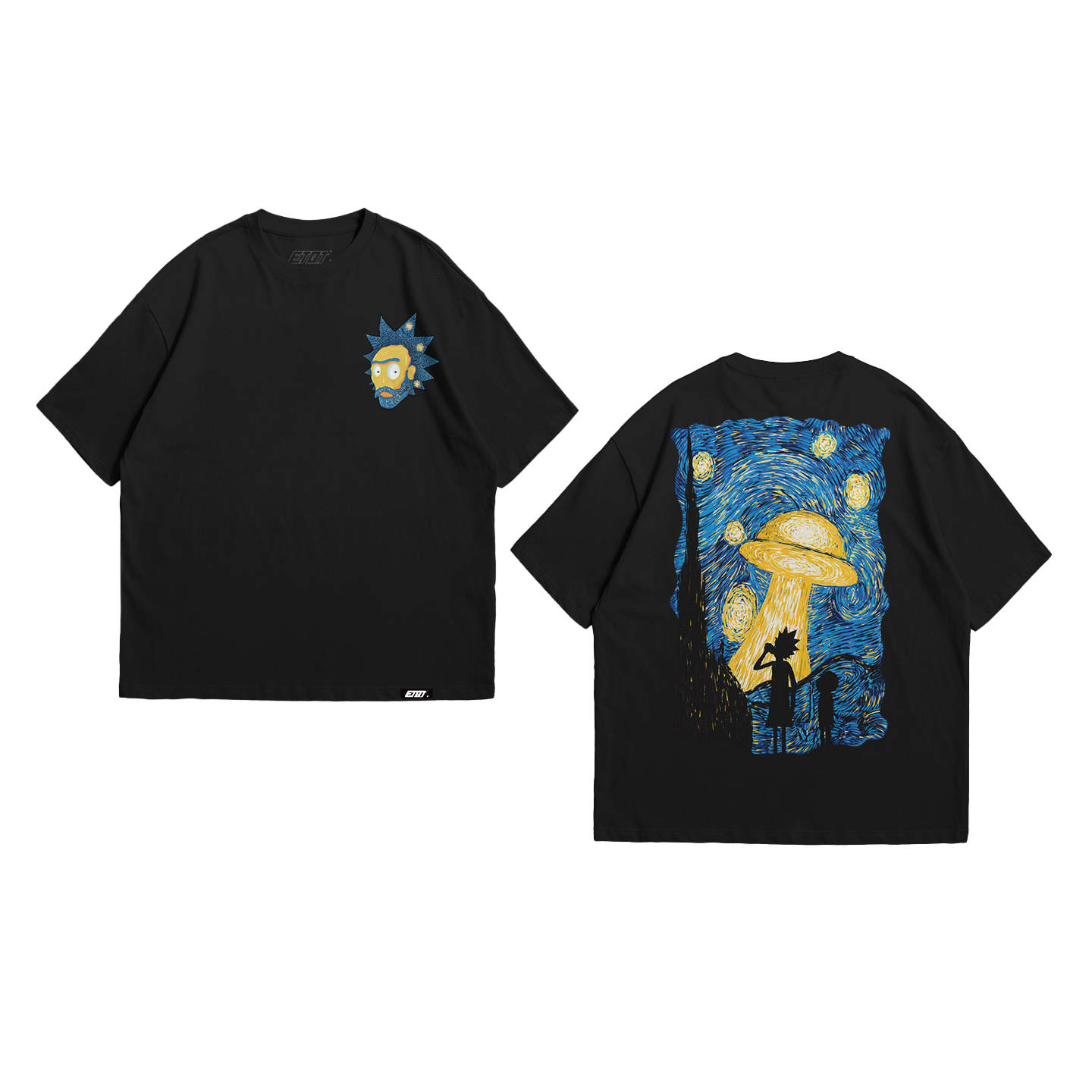 Alien Shirt - Xtraterrestrials - Starry Invasion Night