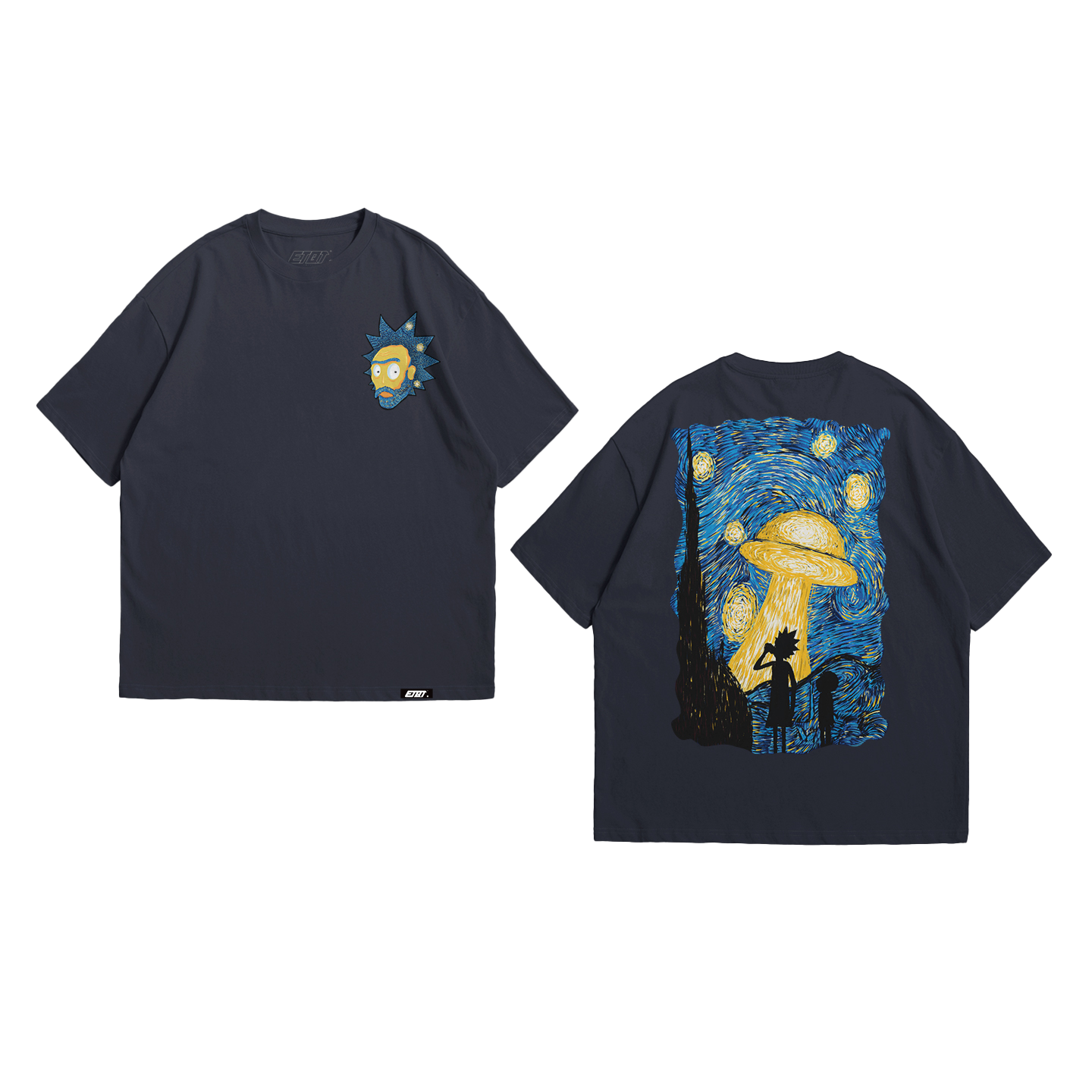 Alien Shirt - Xtraterrestrials - Starry Invasion Night