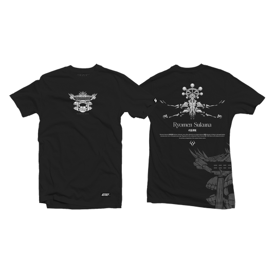 [New Released] T-Shirt - Jujutsu Kaisen - Ryomen Sukuna - Malevolent Shrine v3