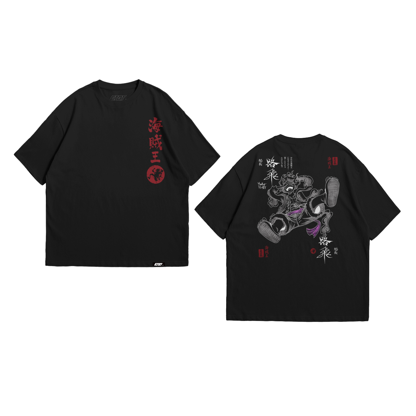 T-Shirt - One Piece - Luffy Gear 5th - Sun God Nika