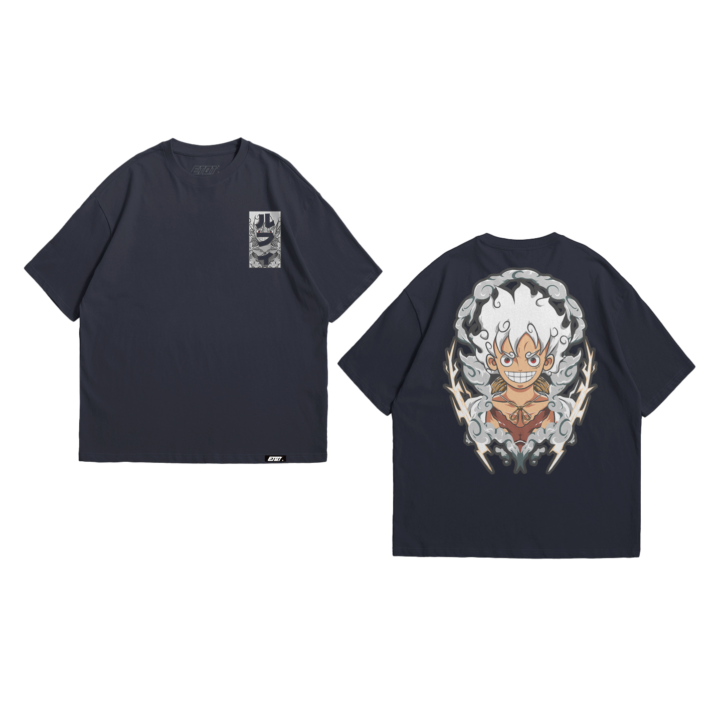 Anime Shirt - One Piece - Luffy Gear 5th - Sun God Nika v2