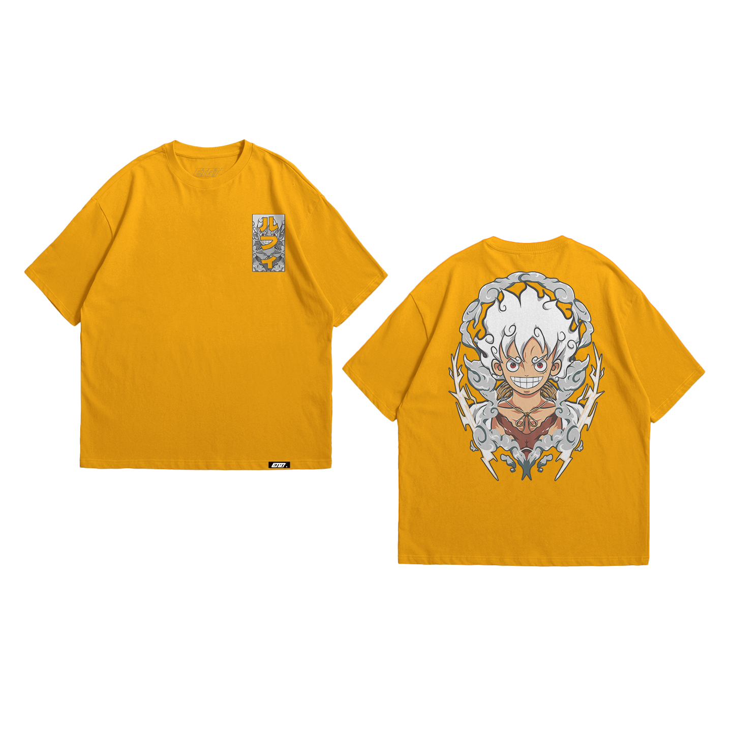 Anime Shirt - One Piece - Luffy Gear 5th - Sun God Nika v2