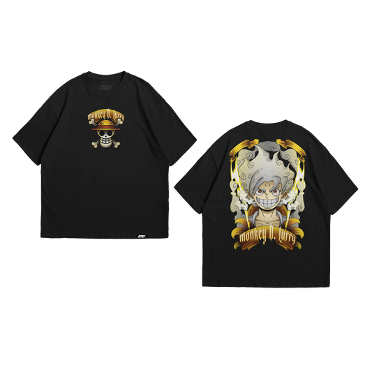 Anime Shirt - One Piece - Luffy Gear 5th - Sun God Nika v4