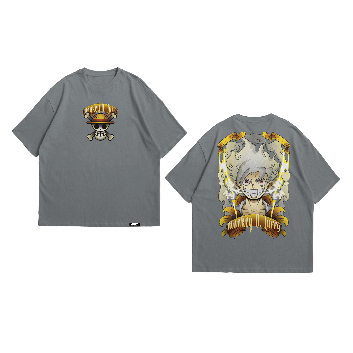 Anime Shirt - One Piece - Luffy Gear 5th - Sun God Nika v4