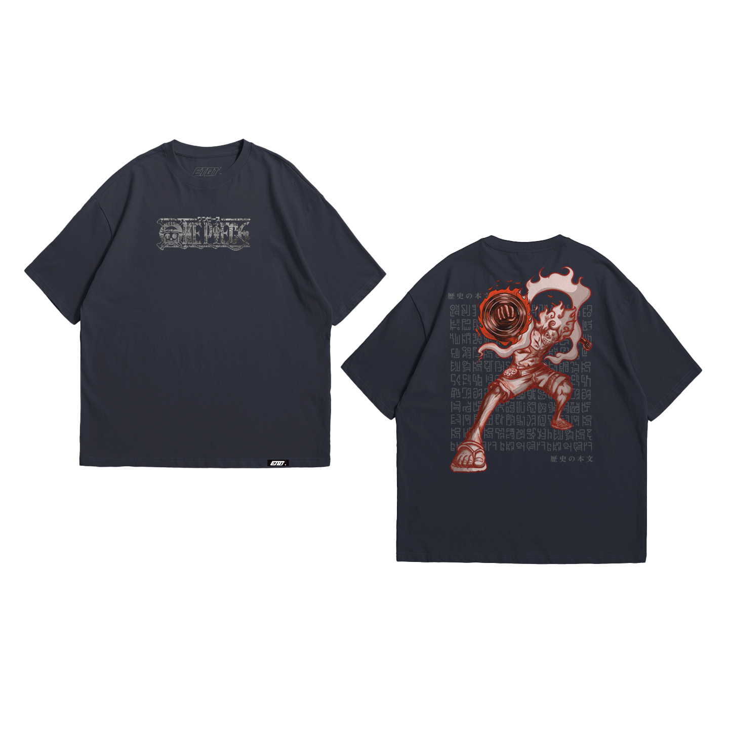 Anime Shirt - One Piece - Luffy Gear 5th - Sun God Nika v5