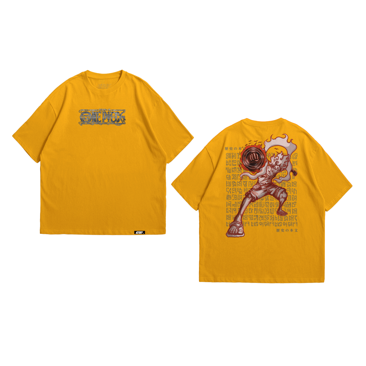 Anime Shirt - One Piece - Luffy Gear 5th - Sun God Nika v5