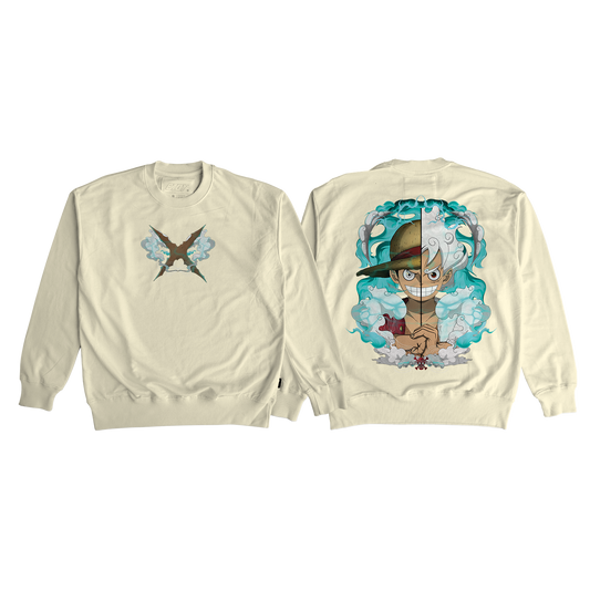 Sweatshirt - One Piece - Luffy Sun God