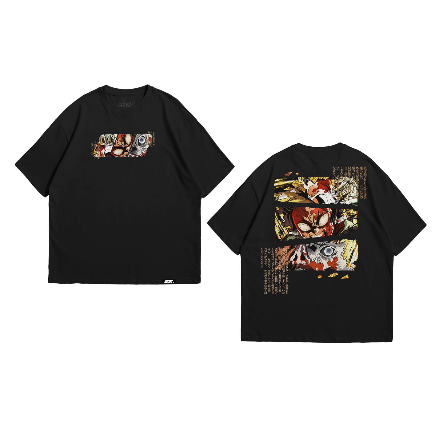 Anime Shirt - Demon Slayer - Tanjiro, Zenitsu, and Inosuke