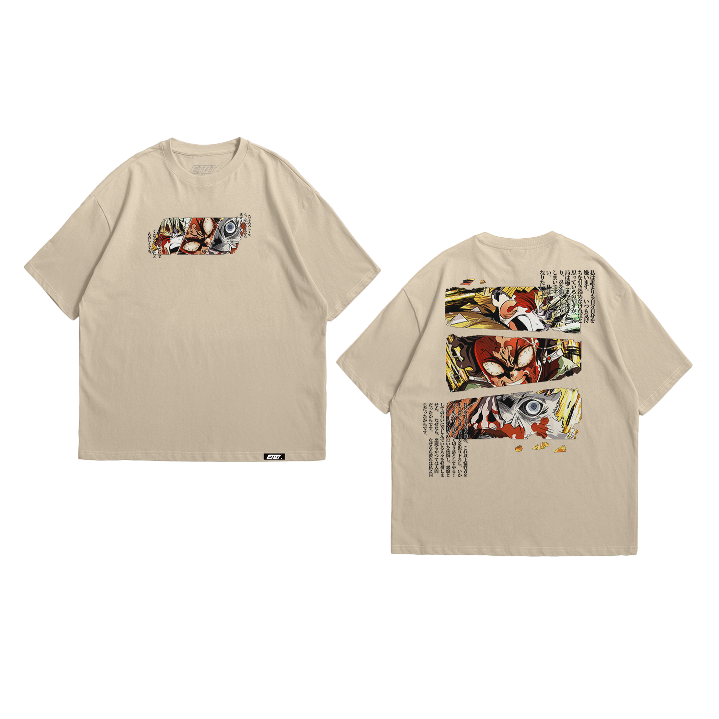 Anime Shirt - Demon Slayer - Tanjiro, Zenitsu, and Inosuke