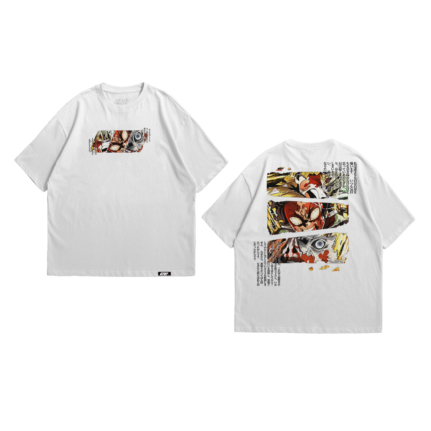 Anime Shirt - Demon Slayer - Tanjiro, Zenitsu, and Inosuke