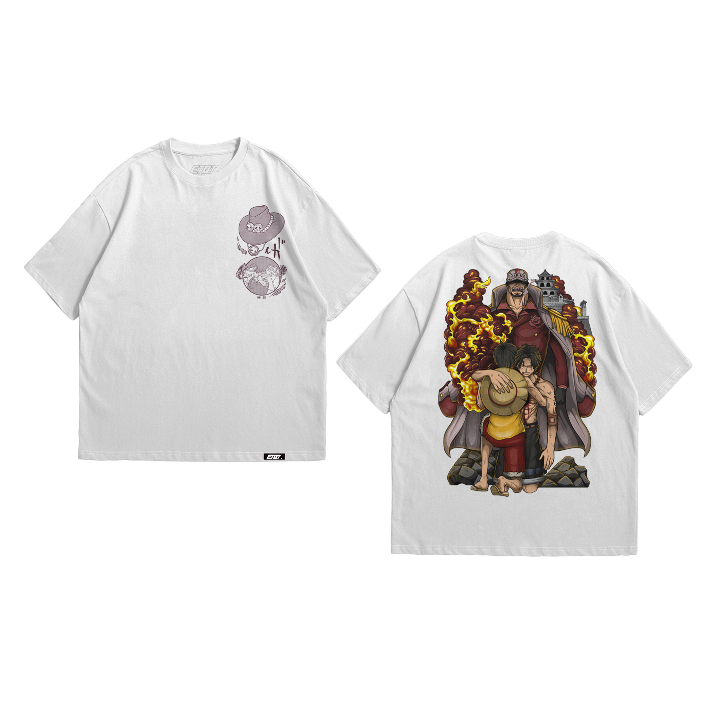 Anime Shirt - One Piece - Portgas D. Ace - The Sacrifice