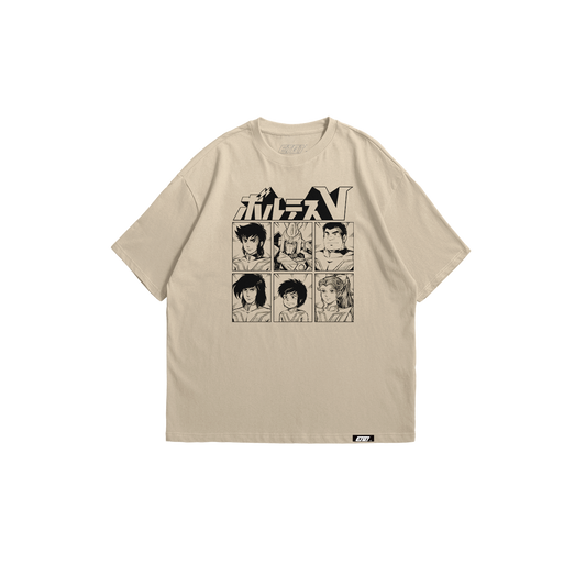 [New Released] Anime Shirt - Voltes V - Voltes V Retro Grid