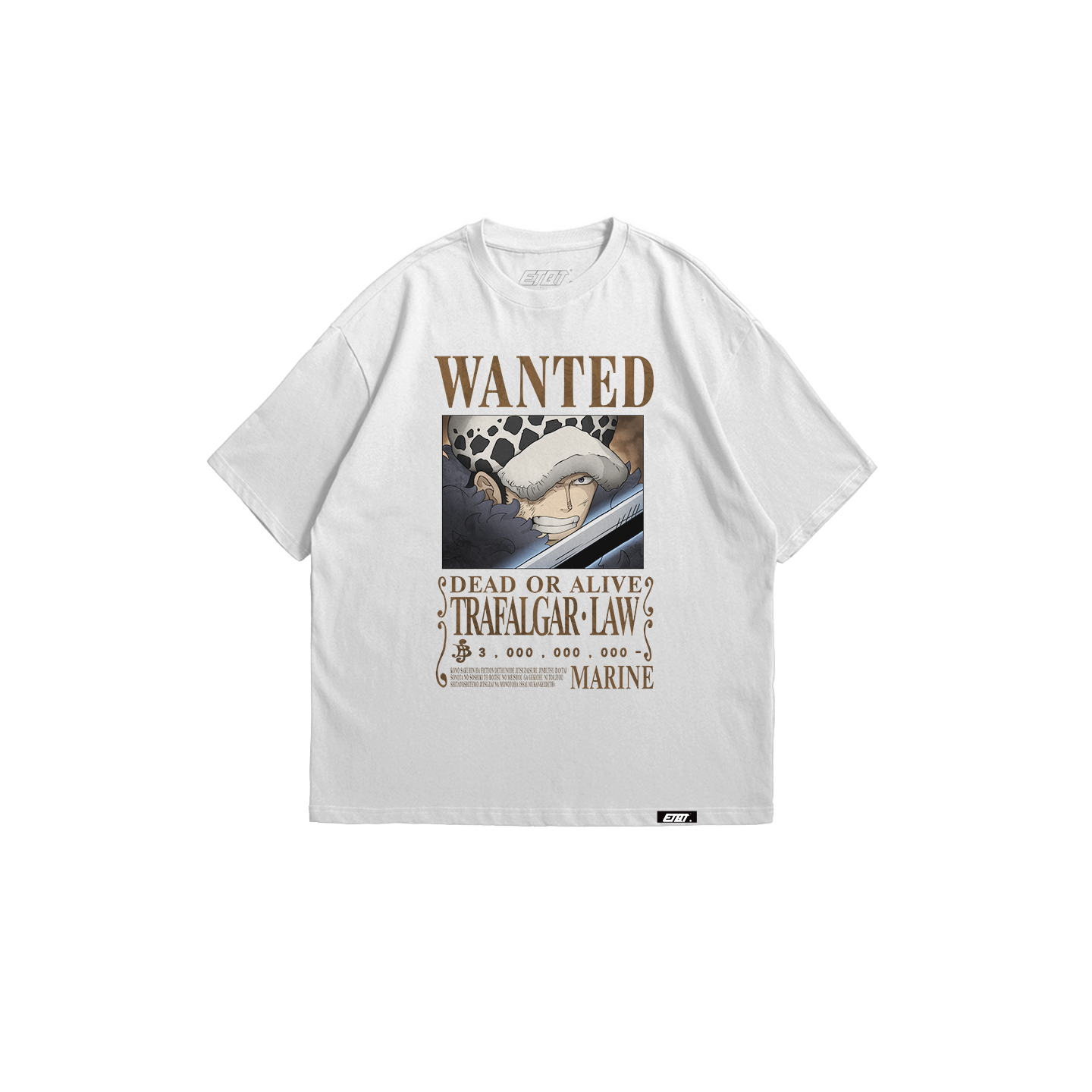 T-Shirt - One Piece - Wanted Poster - Trafalgar Law