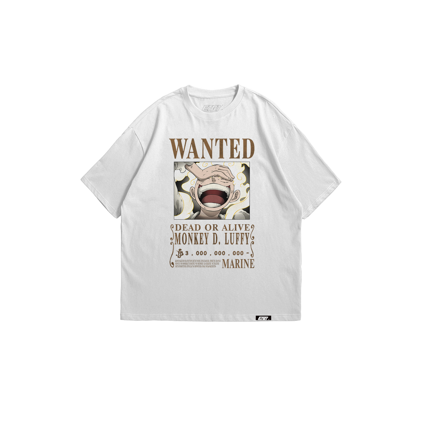 Anime Shirt - One Piece - Wanted Poster - Luffy v2