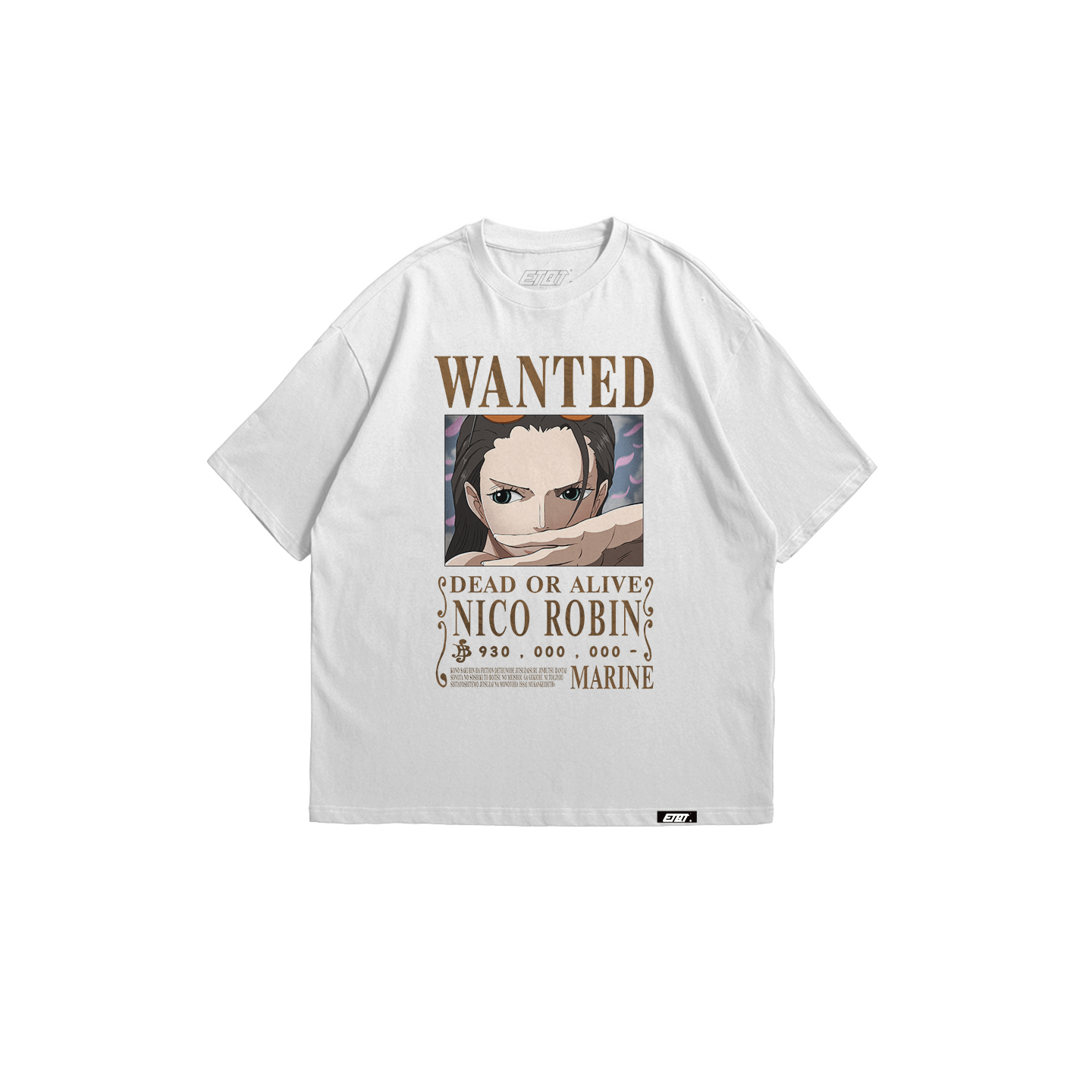T-Shirt - One Piece - Wanted Poster - Robin