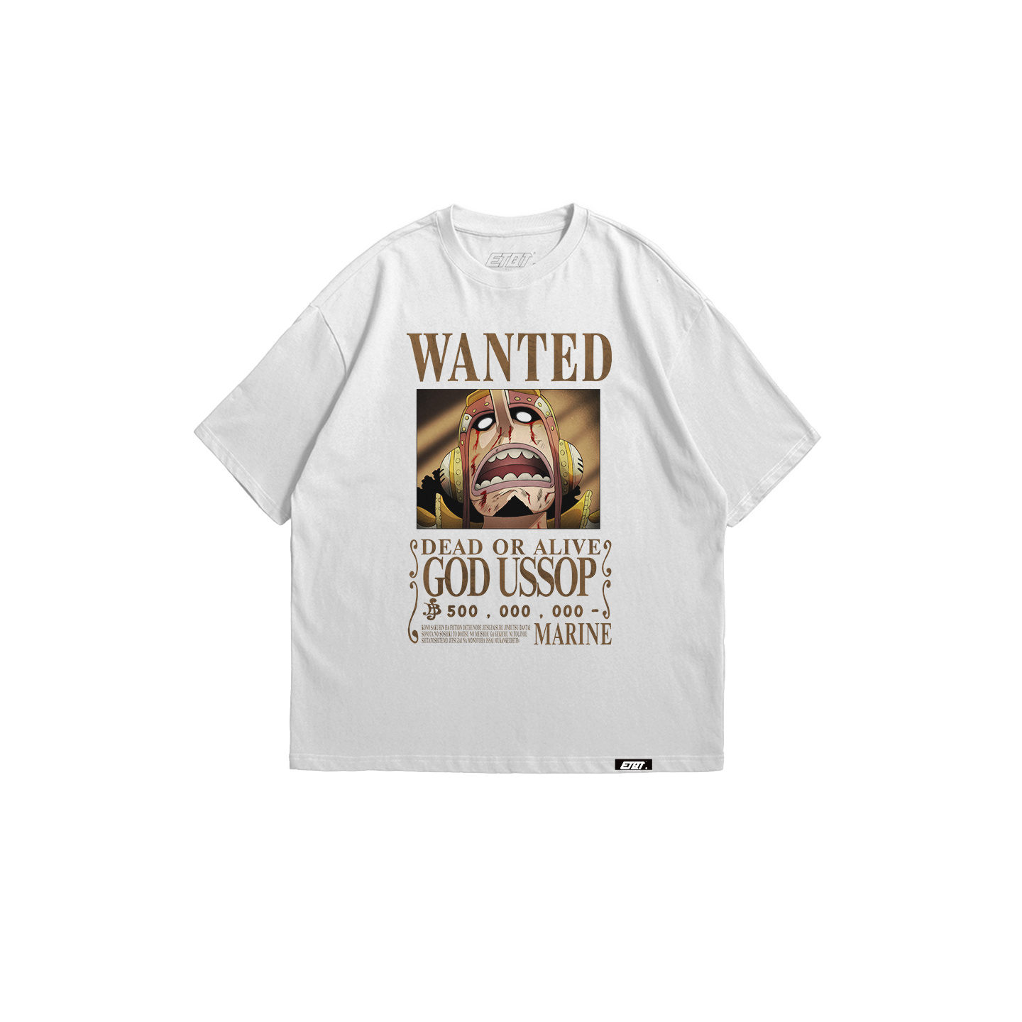 Anime Shirt - One Piece - Wanted Poster - Ussop