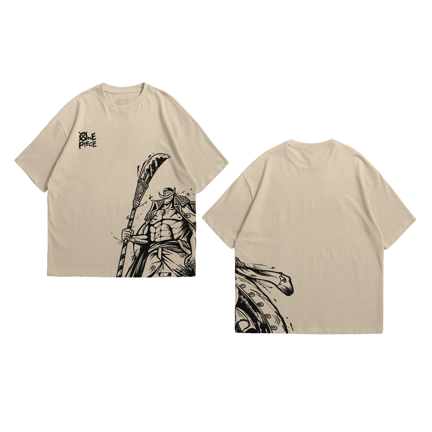 [New Released] Anime Shirt - One Piece - Jolly Roger - White Beard v2