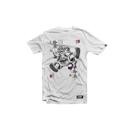 T-Shirt - One Piece - Luffy Gear 5th - Sun God Nika [Front Print]