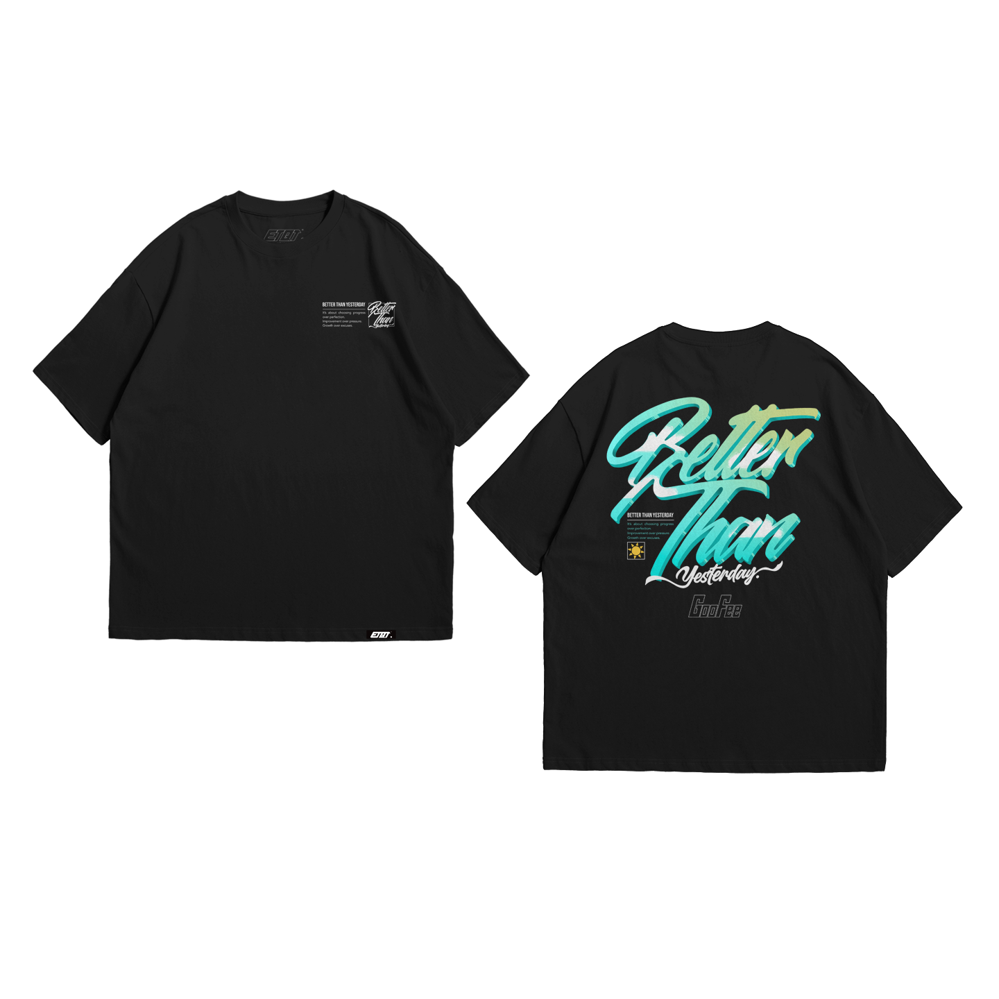 [New Released] Brand Shirt - Better than yesterday Typography Art