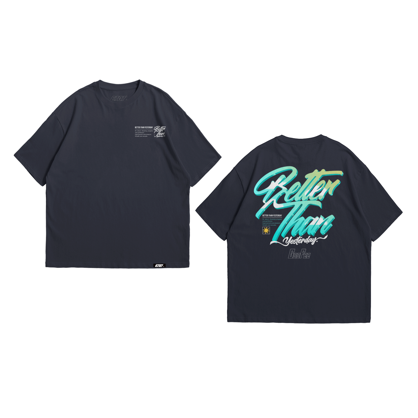[New Released] Brand Shirt - Better than yesterday Typography Art