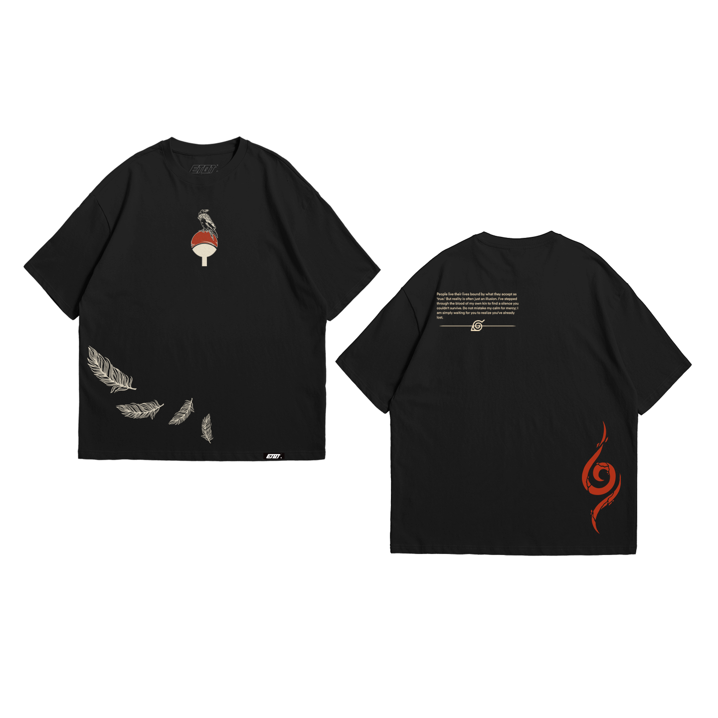 [New Released] Anime Shirt - Naruto - Itachi Crow