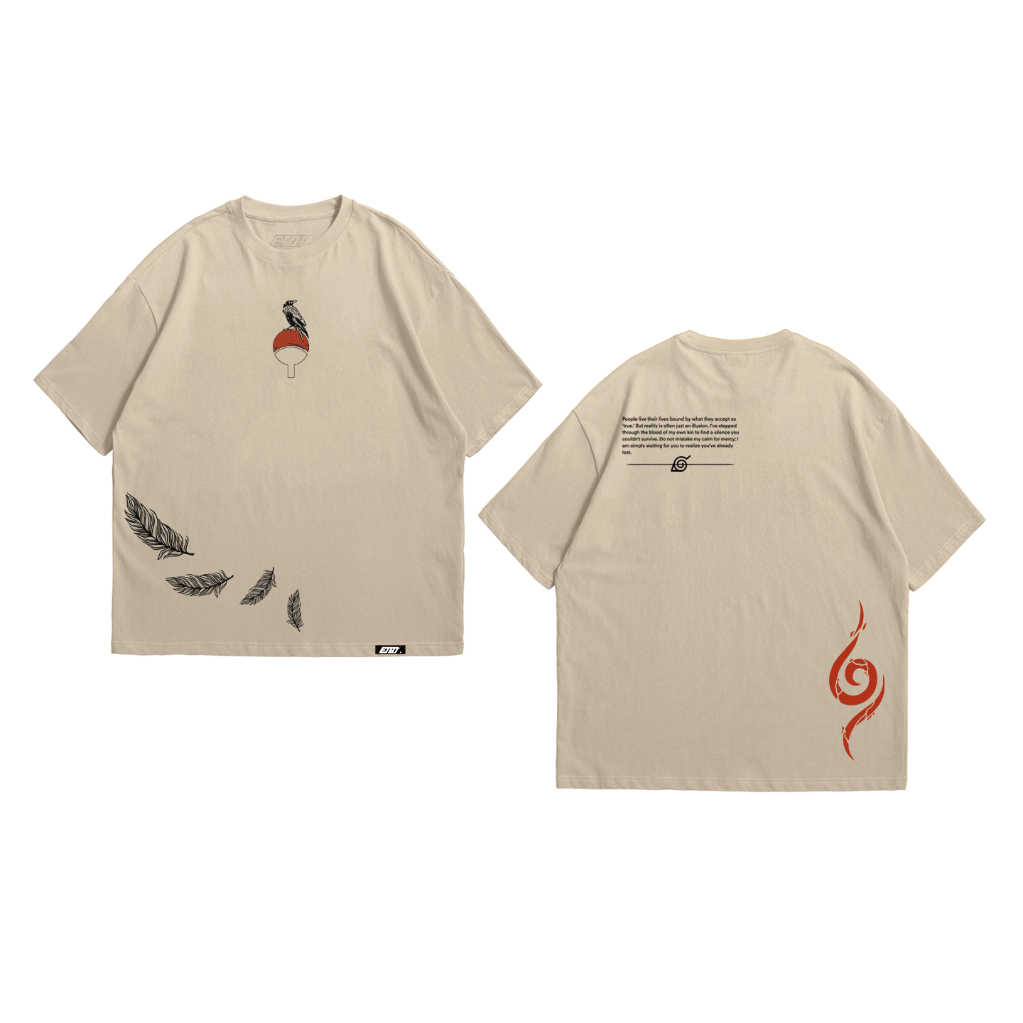 [New Released] Anime Shirt - Naruto - Itachi Crow