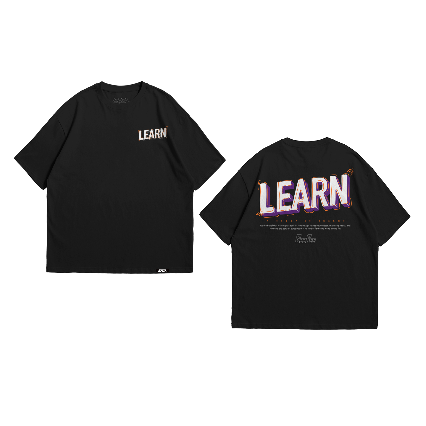 [New Released] Brand Shirt - Learn - Typography Art