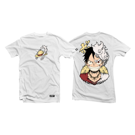 T-Shirt - One Piece - Luffy Gear 5th - Colorized